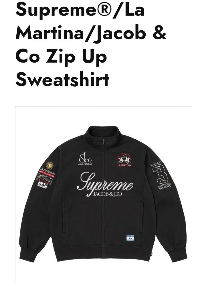 Supreme Sweatshirts for Men Full Zip for Sale | Shop Men's