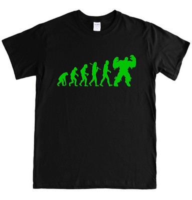 THE HULK EVOLUTION T-Shirt, Superhero, Marvel, Comic, Cartoon, Avengers, S - 5XL