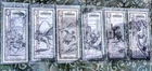 6PC  Zombucks Silver Notes  set 1/1000th oz Silver in each one in Protective Slv