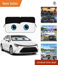 Durable Polyester Windshield Sun Shade For Sedans Suvs - 59 X 27.5 Inches Durable Polyester Windshield Sun Shade For Sedans Suvs - 59 X 27.5 Inches