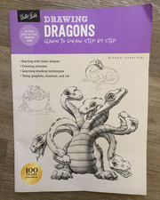 Drawing Dragons Learn to draw step by step Walter Foster Free Shipping