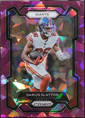 2023 Panini Prizm #220 Darius Slayton Purple Ice /225 Football NM