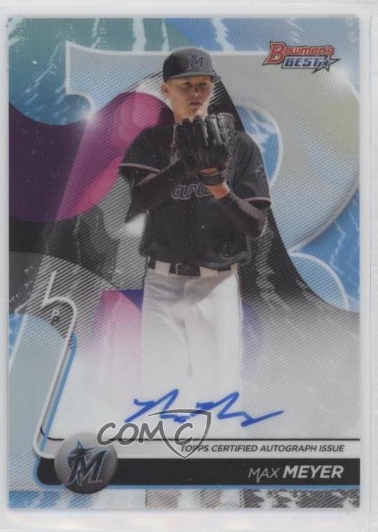 2020 Bowman's Best of 2020 Refractor Max Meyer #B20-MME Auto 0re5