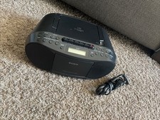 Sony CFD-S70 Boombox AM/FM Radio - CD NOT WORKING, Radio Works, Cassette Works