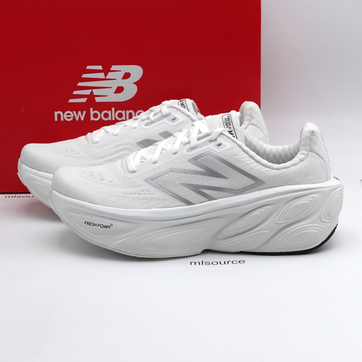 29cm New Balance トレーニングシューズ ホワイト Size 12.5 WIDE 2E Men's New Balance Fresh Foam X More v5 Sneakers