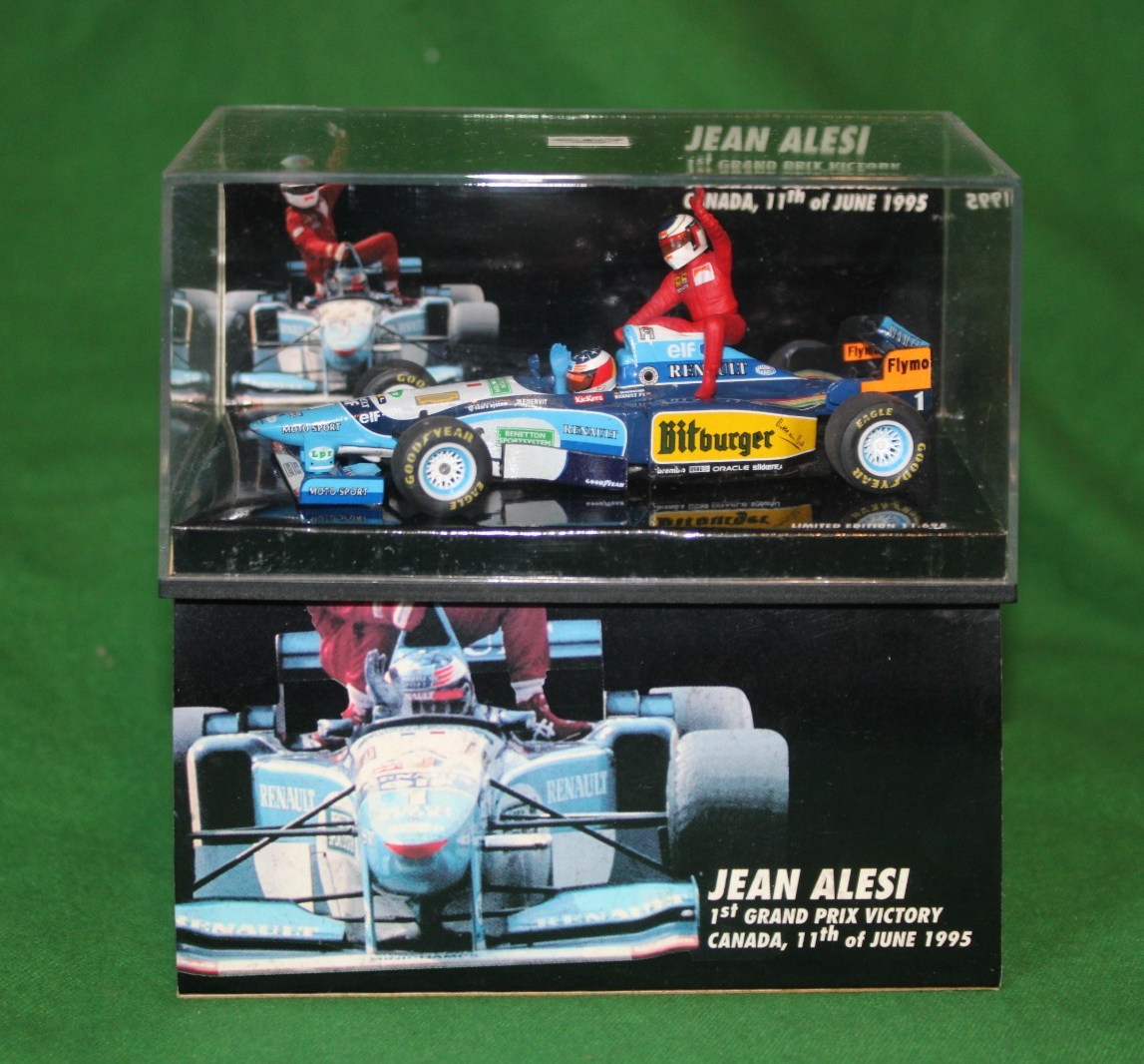 MINICHAMPS RARE F1 JEAN ALESI 1st GP VICTORY CANADA 1995 1/43