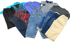 Boys 18M Clothing Lot 13pc Jeans Overalls Romper Dress Outfit EUC