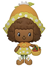 The World of Strawberry Shortcake Series 2 Figural Bag Clip Orange Blossom