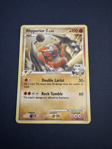 Rhyperior E4 Rising Rivals 32/111 LP Cosmos Holo Rare