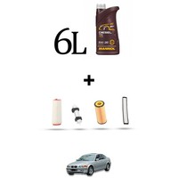 Hoffcar Set Service 4 Filter Und 6L ÖL FüR Bmw Serie 3 (E46) 320D 110Kw Von