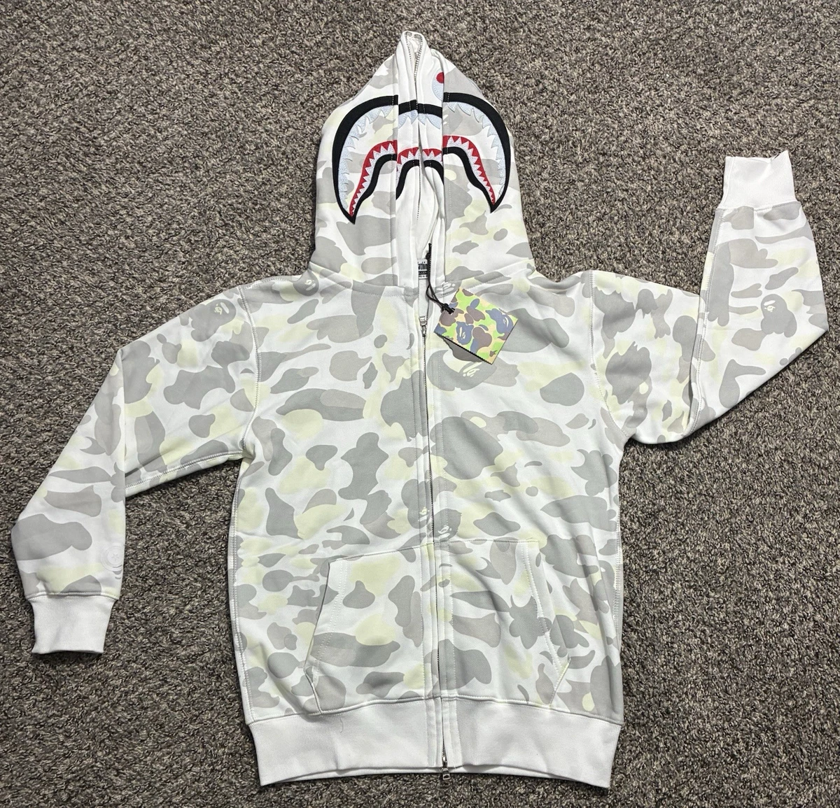 A Bathing Ape White Hoodies & Sweatshirts for Men for Sale | Shop 