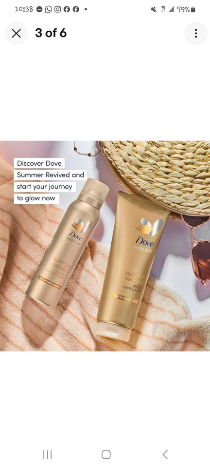 Dove Derma Spa Summer Revived 200ml, Fair To Medium-FREE SHIPPING-PACK OF 2 - Image 2 of 4