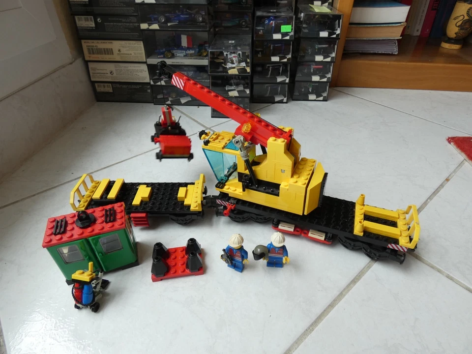 Lego 4552 System Wagon grue chemin de fer + notice - Photo 3/3