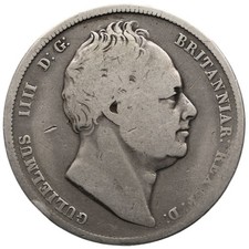 1836 Half Crown William IV UK Coin (MO4381-)