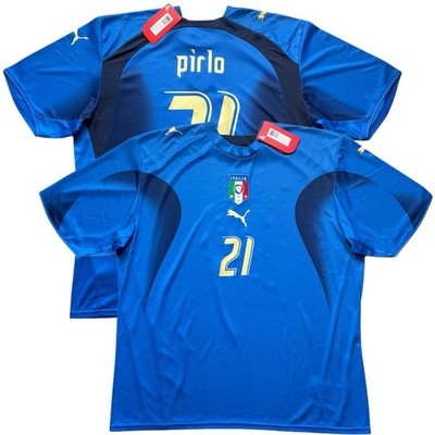 プーマ イタリア代表  XL ピルロ 21 2006 Italy Home Jersey #21 Pirlo XL PUMA Soccer World Cup Winner