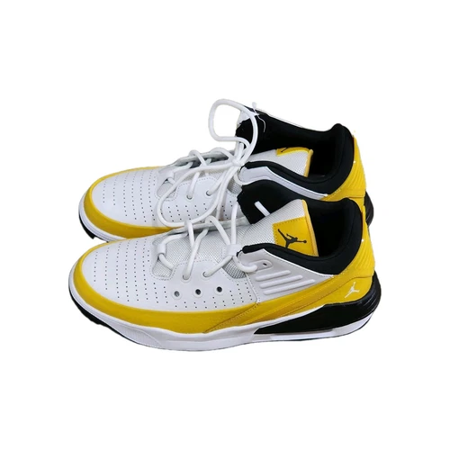 Scarpe Nike Air Jordan Max Aura 5 giovani taglia 7Y bianco giallo DZ4353 nuove basket
