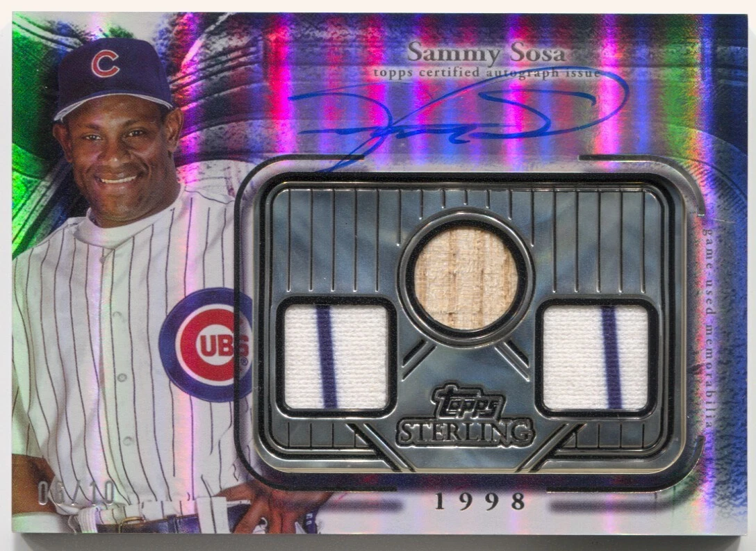 Sammy Sosa Baseball Serial Numbered Sports Trading Cards