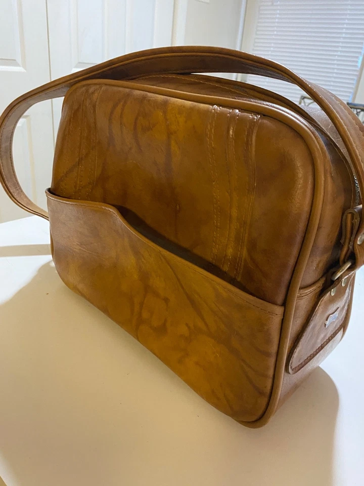 Maleta Equipaje Vintage American Tourister Carcasa Rígida Dorada Llave Original con Env Foto 4 de 4