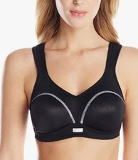 Wonderbra High Support Wire-Free 5126 Sports Bra-BLACK 40D nwt