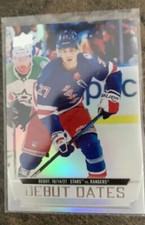 UPPERDECK 2022-23 DEBUT DATES NILS LUNDKVIST HOCKEY CARD DD-4 NEW YORK RANGERS