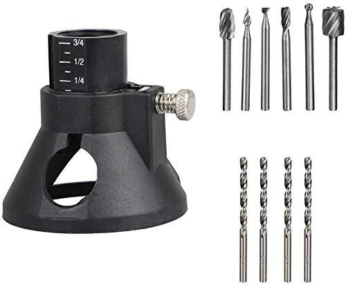 Rotary Multi Tool Guida di taglio con trapani Router Kit di attacco HSS (t3I)
