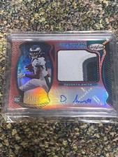 2021 Panini Certified - DeVonta Smith -Freshman Fabric - Mirror Red - #43/50 RPA