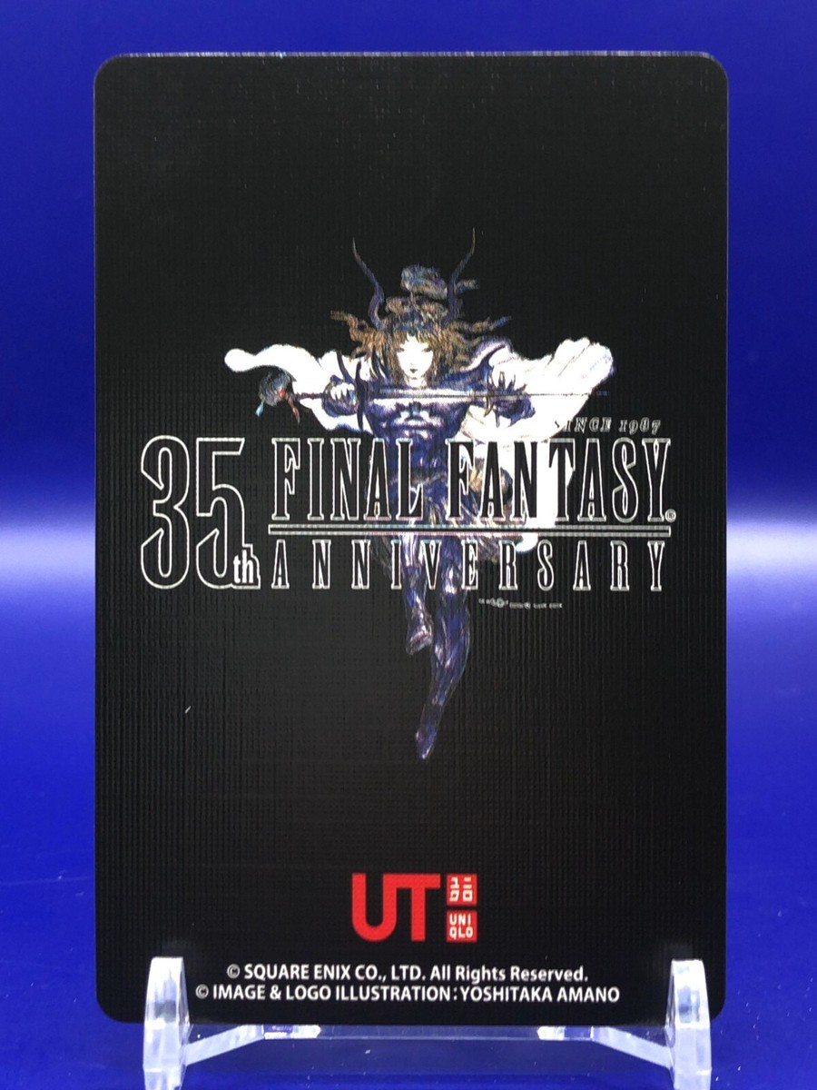 35th Final Fantasy Anniv. Playing Card Square Enix Uniqlo 2022