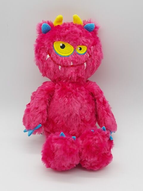 Halloween Monster Pink ca. 27cm Plüsch Stofftier