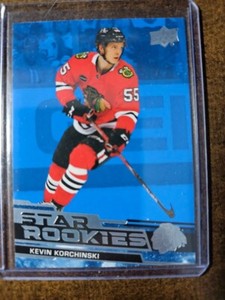 2023-24 Upper Deck Star Rookies #16 KEVIN KORCHINSKI BlackHawks BLUE