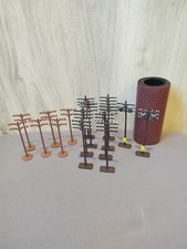 Lot Of 17 Pieces Bachmann Plastic Telephone Poles Road - HO Scale