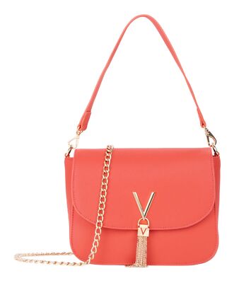 VALENTINO Divina SA Lady Crossover Bag Umhängetasche Tasche Corallo koralle Neu