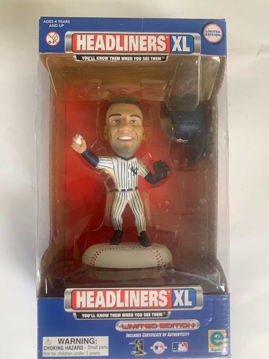 DEREK JETER HEADLINERS XL LIMITED EDITION FIGURINE /5000 NIB COA