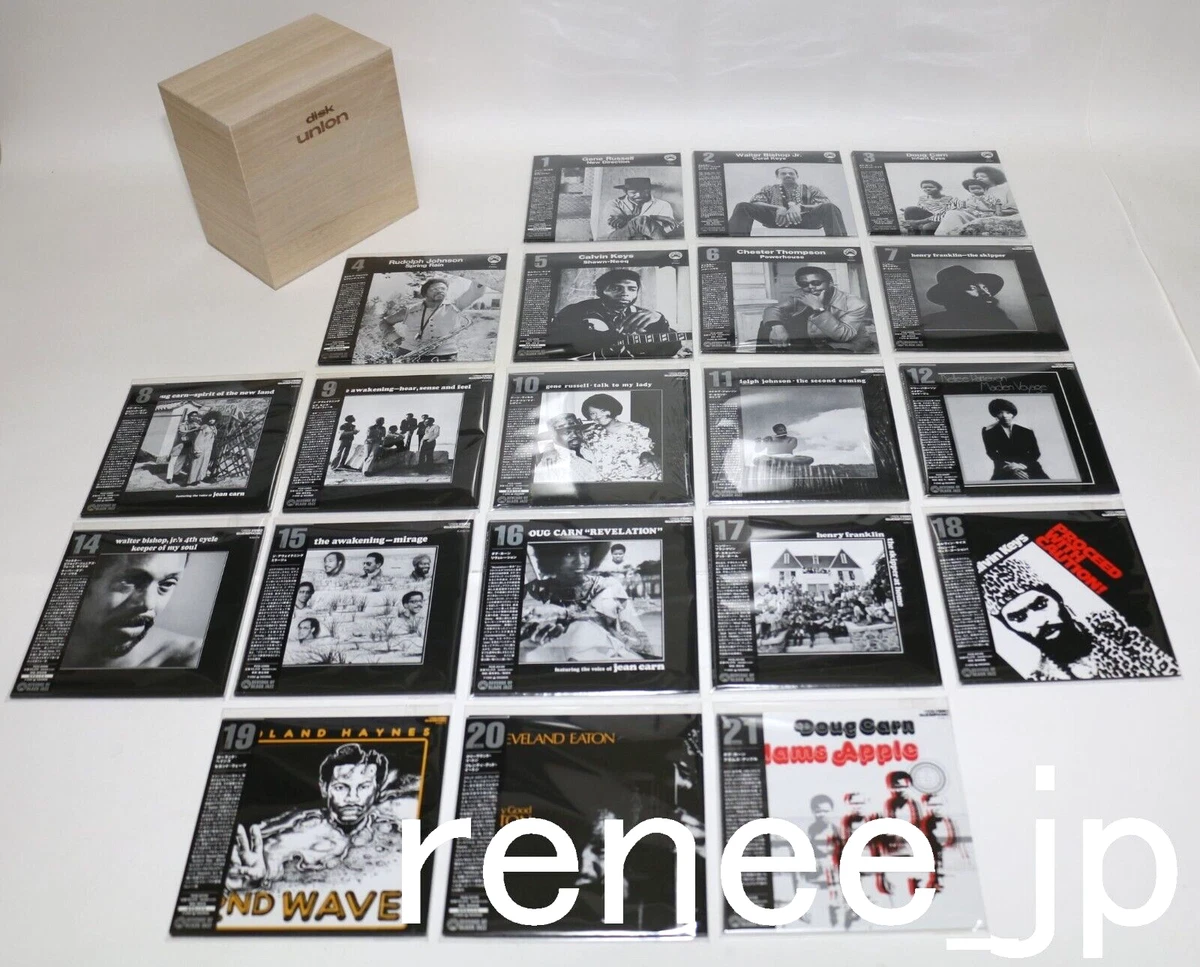 V.A. Black Jazz Records / JAPAN Mini LP CD x 20 alts + PROMO WOODEN BOX Set!!