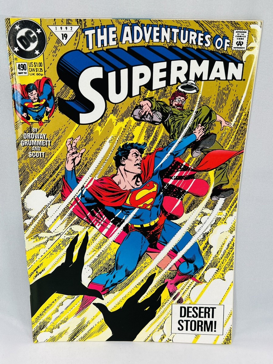 1992 DC Comics The Adventures of Superman #490 Desert Storm | eBay