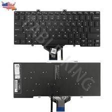 US Backlit Keyboard For Dell Latitude 5410 5411 5400 5401 no L R click No point