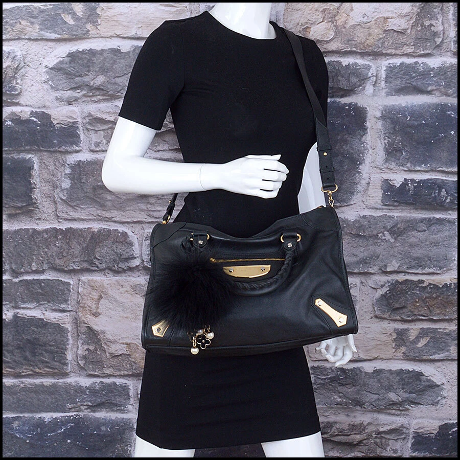 Balenciaga city shop metallic