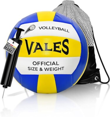 VALES  Volleyball - Beachvolleyball inkl. Ballpumpe und Aufbewahrungstasche