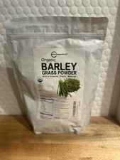 Micro Ingredients Organic Barley Grass Powder, 16 Ounces, Non-GMO Exp 10/2025
