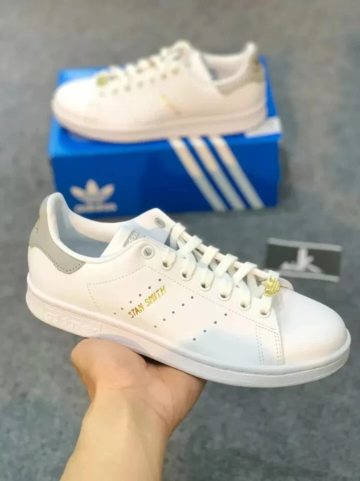 Adidas Stan Smith Ladies Trainers Shoes White Grey UK Stock RRP: £85 Size:4