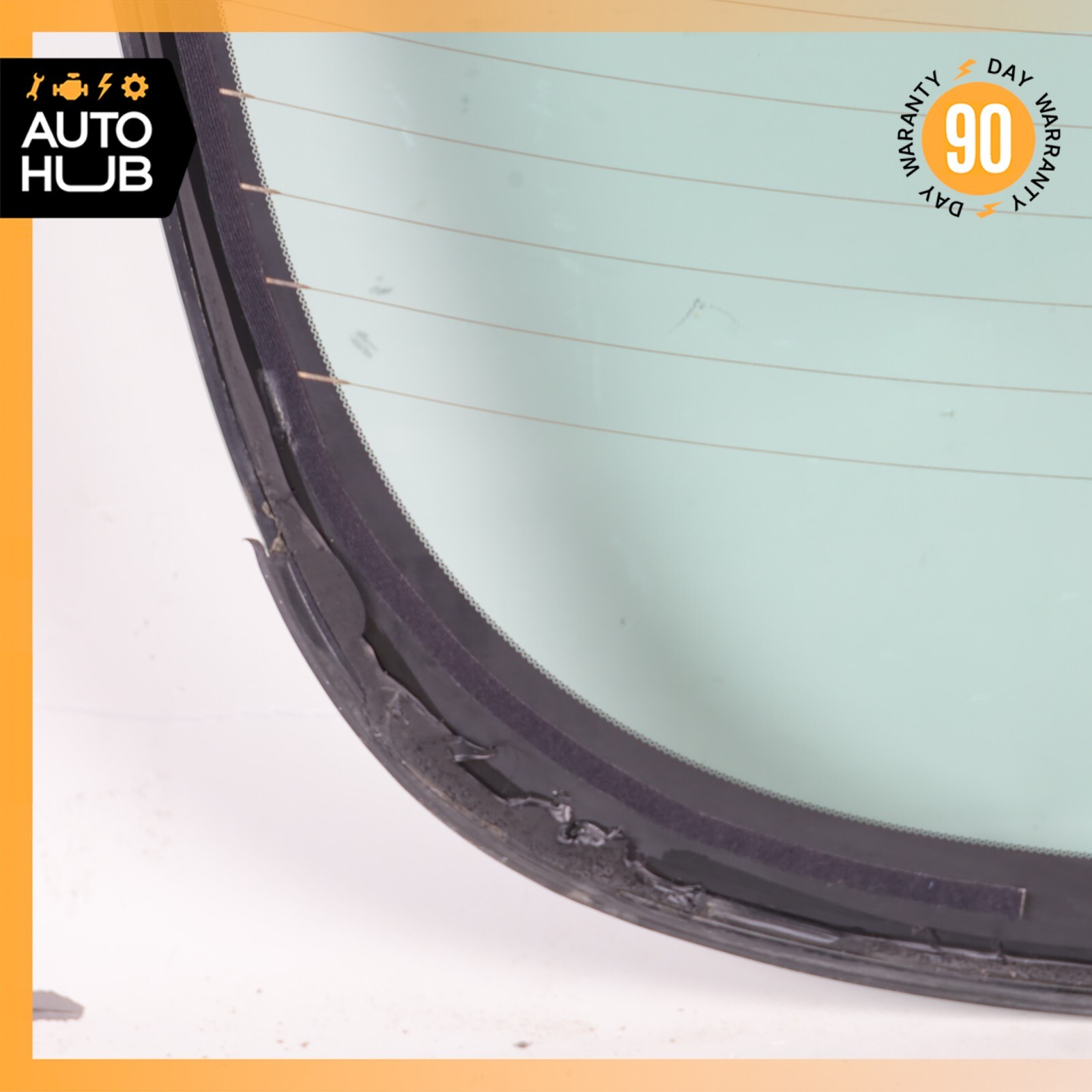 05-16 Aston Martin DB9 DBS Coupe Rear Windshield Wind Shield Back Glass OEM 35k