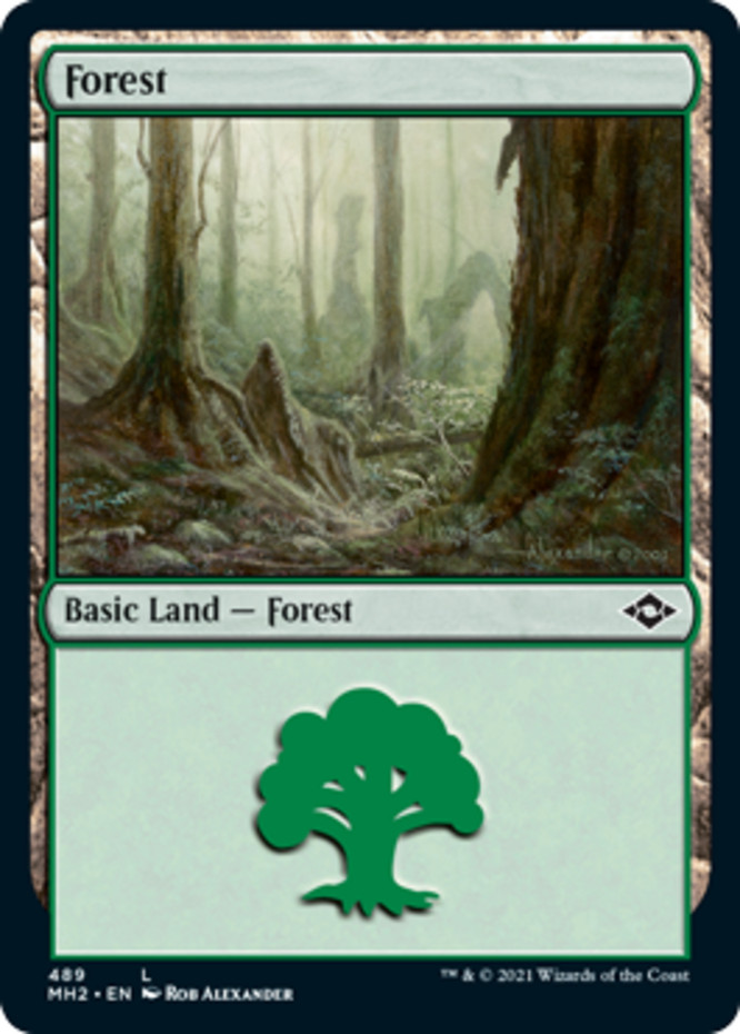 Forest (489) x4 - Modern Horizons 2 - NM-Mint, English - Modern Horizons 2