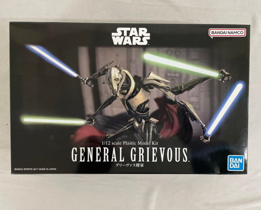 Star Wars General Grievous 1/12 Scale Plastic Model Kit Bandai