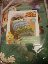 Animal Crossing New Horizons Microfiber Twin Bed Comforter New 