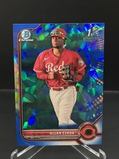 2022 BOWMAN CHROME SAPPHIRE ALLAN CERDA 1ST BOWMAN BCP-142 CINCINNATI REDS