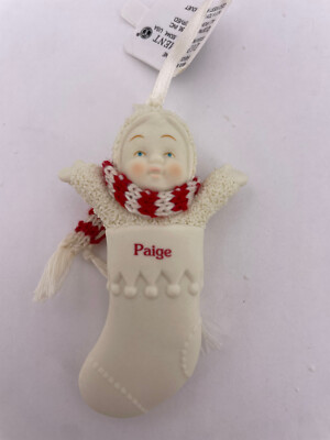 Snowbabies - Paige Personalized Stocking Ornament #68097