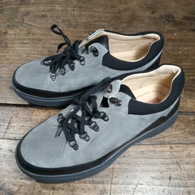 Samuel Hubbard Men's 12 M Sneaker Performance Walker Shoe Gray Suede Leather VGC