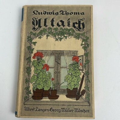 Vtg 1935 Altaich A Cheerful Summer Story by Ludwig Thoma Hardcover Book German