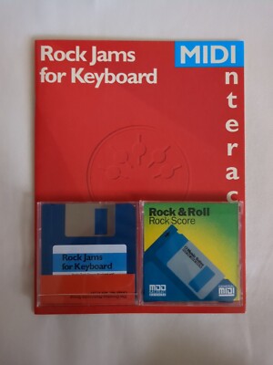 Rock Jams für Keyboard - Rock Midi Songs Disketten mit Notenbuch