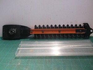 302350003 Blade Assembly & 516819002 Scabbard Off Of A Ryobi P2900 Grass Shear