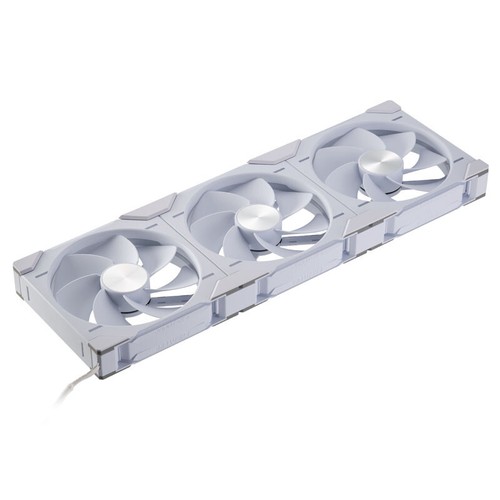 PHANTEKS D30 PWM Reverse Airflow, Ventilateur D-RGB, Pack de 3 - 140 mm, Blanc - Photo 2/4